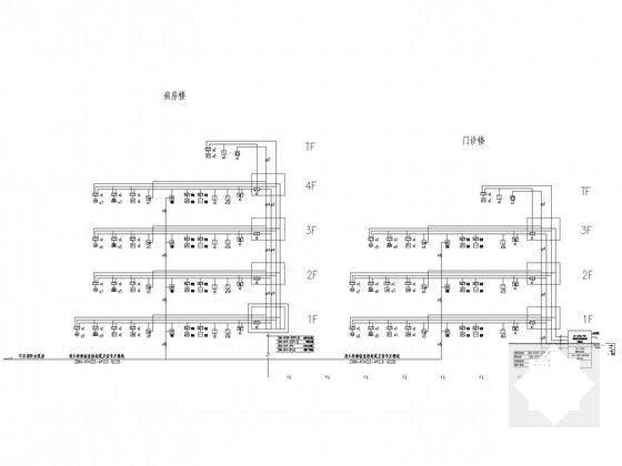 医院病房楼与门诊大楼电气设计CAD施工图纸(火灾自动报警) - 4