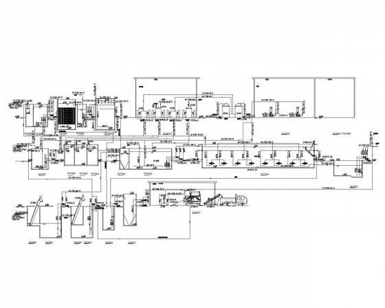 20万吨左右每天醋酸项目配套污水处理工程工艺竣工CAD图纸(总平面布置图) - 1