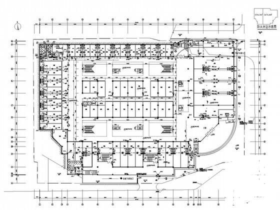 5层商业建筑给排水CAD施工图纸（气体灭火大空间智能灭火） - 2