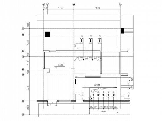 3层休闲商业会所给排水CAD施工图纸（室内游泳池） - 2