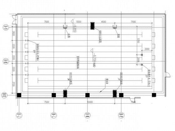 3层休闲商业会所给排水CAD施工图纸（室内游泳池） - 5