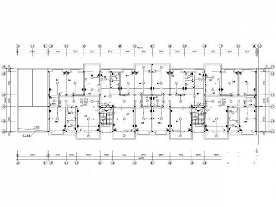 6层花园商住楼电气设计CAD施工图纸 - 2