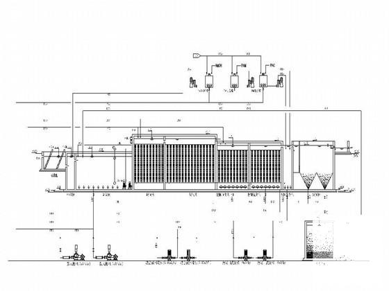 1万吨左右每天农村生活污水处理工程（沉淀,厌氧法）(总平面布置图) - 1