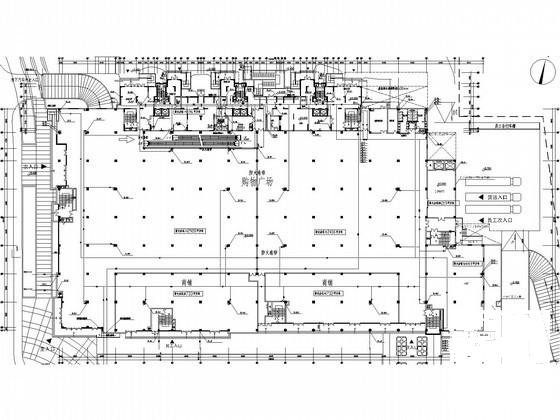 18层大型购物广场及公寓给排水CAD施工图纸(地下室集水井) - 2