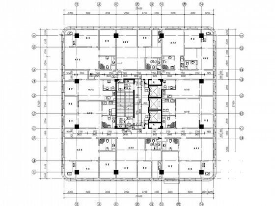 10万平27层综合楼给排水CAD施工图纸（水幕系统气体灭火） - 1