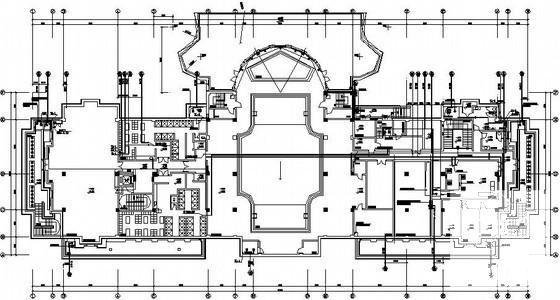 2层住宅楼小区会所给排水CAD施工图纸（游泳池） - 1