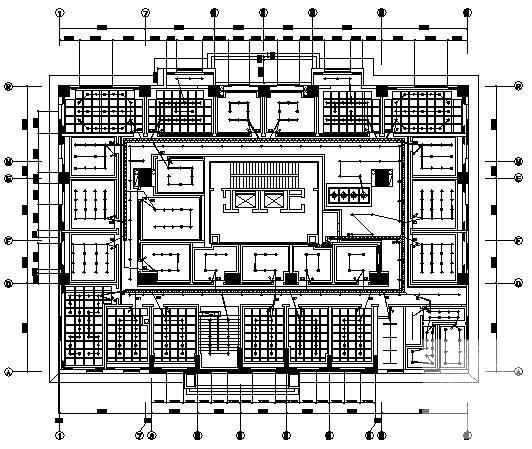 两层全国连锁酒店电气设计CAD施工图纸 - 1