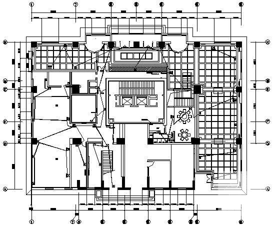 两层全国连锁酒店电气设计CAD施工图纸 - 2