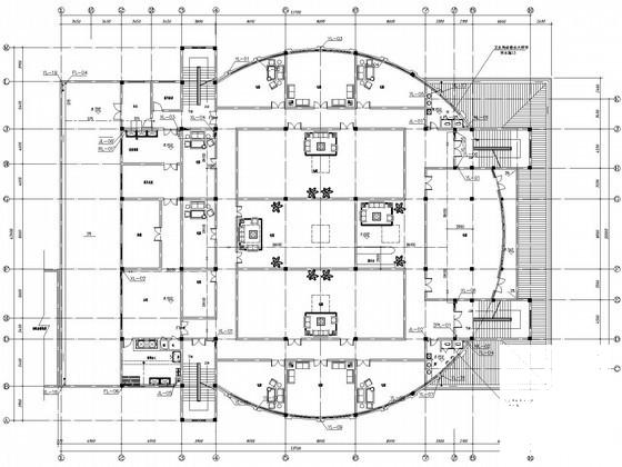 4层著名学校拆建工程给排水CAD施工图纸（食堂后勤用房）(自动喷淋系统图) - 1