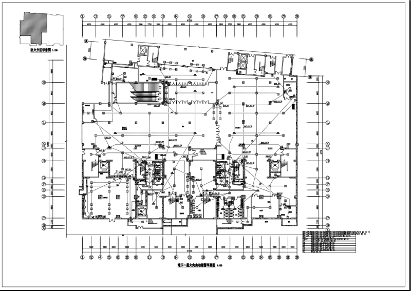 220/380V配电系统商业公寓楼电气CAD施工图纸 - 5