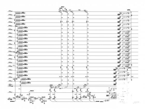 22层商业住宅楼建筑给排水CAD施工图纸(自喷系统原理图) - 5