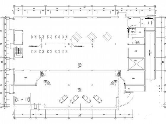 5层汽车销售服务中心给排水CAD施工图纸（泡沫灭火） - 2