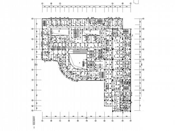 13层中医院门诊大楼给排水CAD施工图纸(自动喷淋系统图) - 1