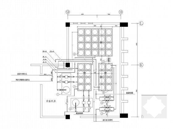 13层中医院门诊大楼给排水CAD施工图纸(自动喷淋系统图) - 4