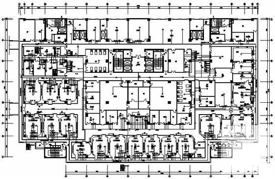 3层大型医院洁净手术部电气CAD施工图纸 - 2