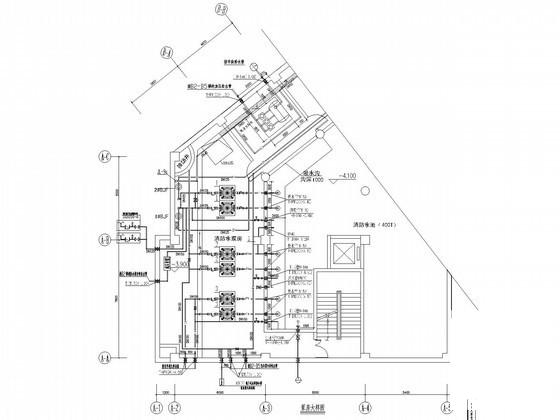 6层综合办公楼建筑给排水CAD施工图纸 - 2