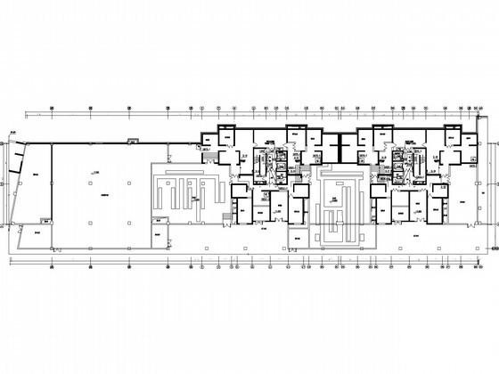 33层一梯两户塔式商业住宅楼给排水CAD施工图纸（压力排水）(自喷系统原理图) - 2