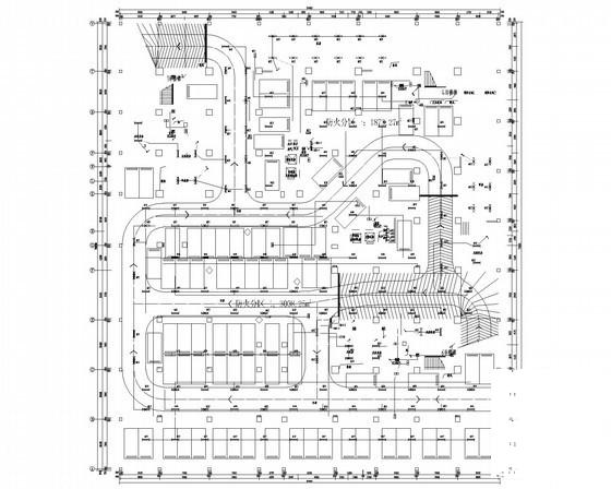 27层商业大厦电气CAD施工图纸（一级负荷）(火灾自动报警) - 1