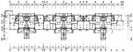 6层商住两用楼宇电气设计CAD施工图纸 - 2
