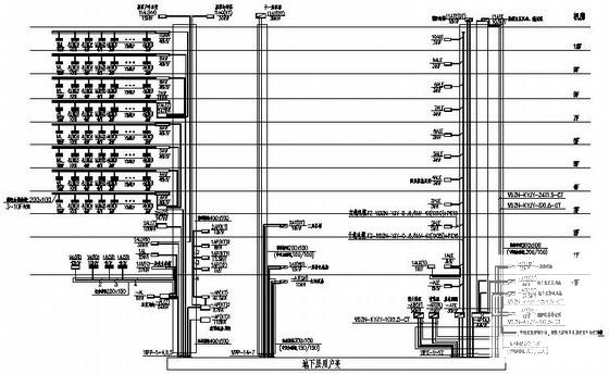 10层老年公寓电气系统CAD图纸 - 1
