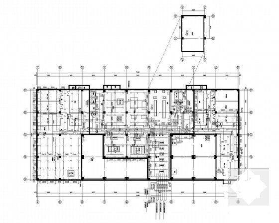 数据中心综合楼给排水CAD施工图纸(平面布置图) - 4