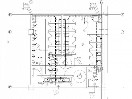 5层商业办公楼给排水CAD施工图纸 - 3