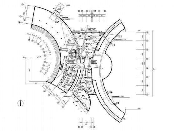 游乐场大门建筑工程电气CAD施工图纸（三级负荷） - 2