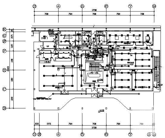 公司厂房及办公用房电气CAD施工图纸 - 1