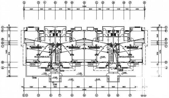 6层小区住宅楼电气设计CAD施工图纸 - 3