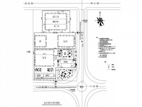 生产车间电气CAD施工图纸（人防） - 3