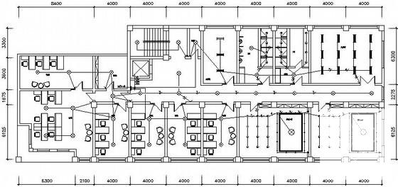 6层办公综合楼电气设计CAD施工图纸 - 1