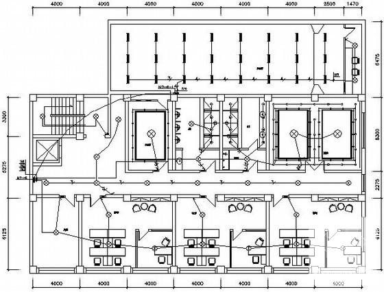 6层办公综合楼电气设计CAD施工图纸 - 2