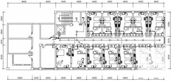 6层办公综合楼电气设计CAD施工图纸 - 4