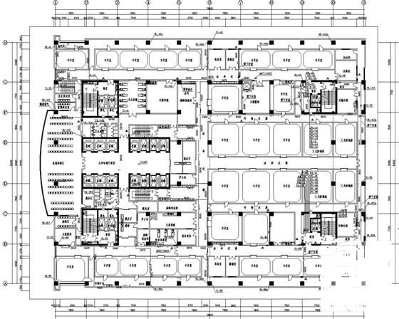 22层知名医院病房楼给排水CAD施工图纸（知名设计院虹吸雨水） - 3
