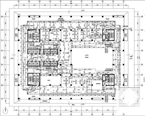 22层知名医院病房楼给排水CAD施工图纸（知名设计院虹吸雨水） - 4