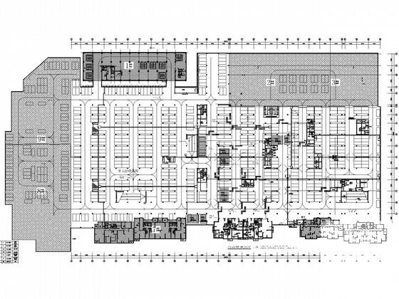 知名商业综合体电气CAD施工图纸（人防）(联动控制系统) - 1