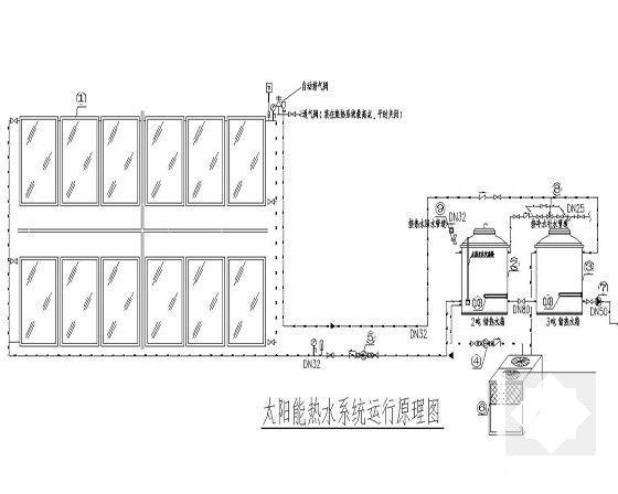 11层办公楼给排水CAD施工图纸（气体灭火太阳能热水系统） - 5
