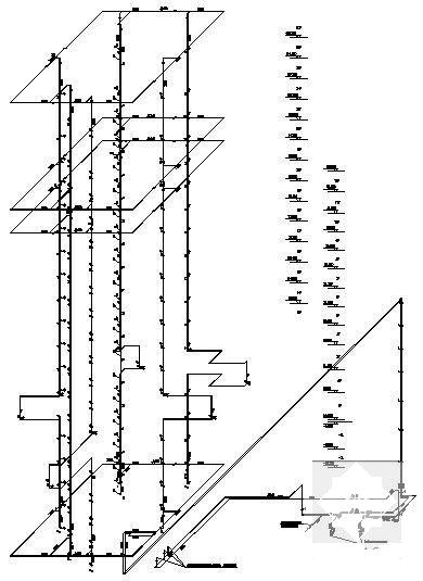 27层著名商务办公大厦给排水CAD施工图纸(自动喷淋系统图) - 4