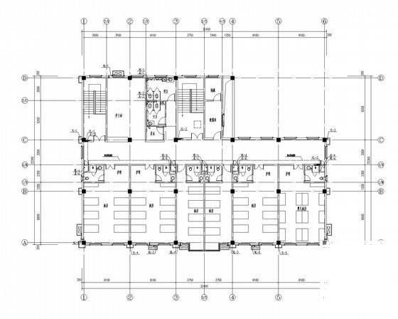 4层社区医院给排水CAD施工图纸（冷凝水） - 1