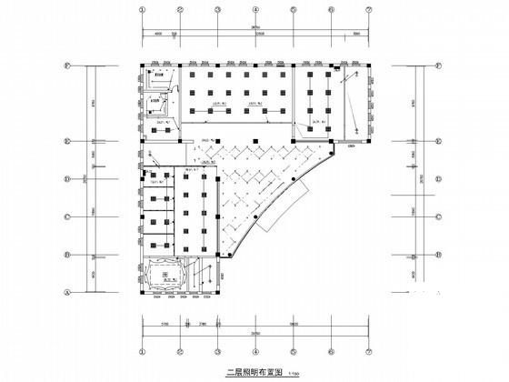 4层综合办公楼电气CAD施工图纸（人防）(闭路电视监控) - 1