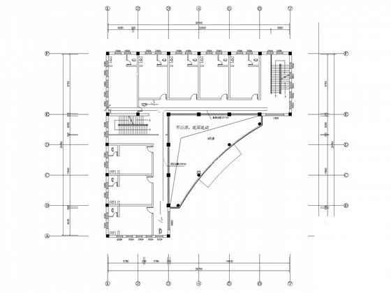 4层综合办公楼电气CAD施工图纸（人防）(闭路电视监控) - 3