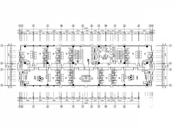 6层办公楼电气CAD施工图纸（三级负荷） - 1