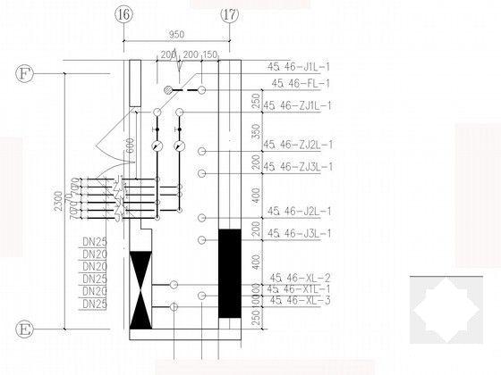 96米32层住宅楼建筑给排水CAD施工图纸 - 4