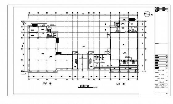 瑞安市6层外来务工人员公寓给排水CAD施工图纸(太阳能热水系统) - 1