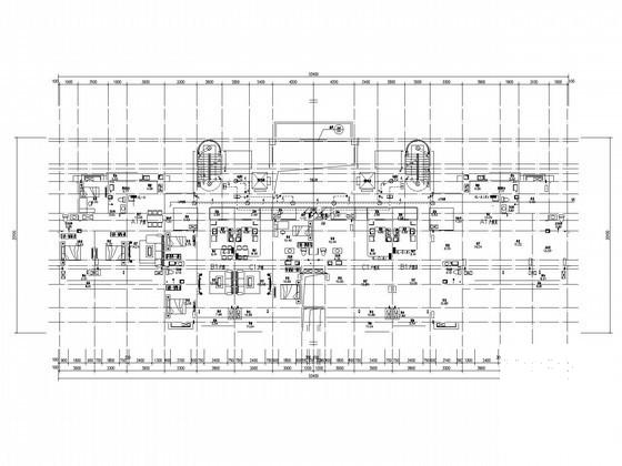 24层住宅楼电气CAD施工图纸（人防）(消防自动报警) - 1