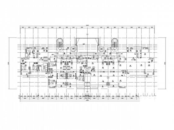 24层住宅楼电气CAD施工图纸（人防）(消防自动报警) - 3