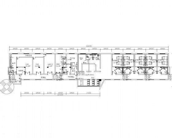 著名医院6层就诊综合楼给排水CAD施工图纸（太阳能） - 2