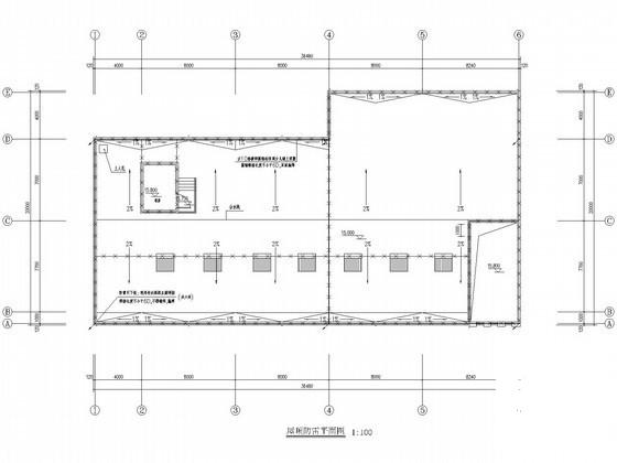 4层办公楼电气CAD施工图纸（人防） - 4
