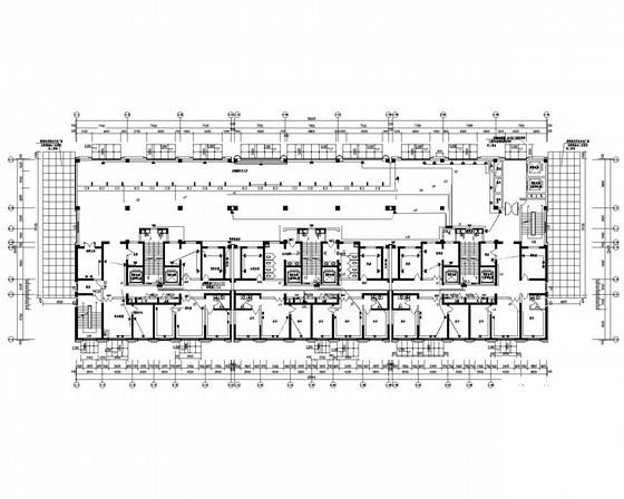 4层行政办公楼维修项目电气CAD施工图纸（三级负荷）(照明布置图) - 3