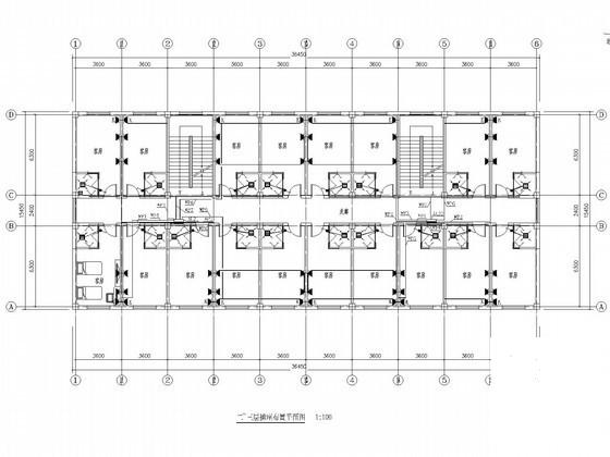 旅馆电气CAD施工图纸（人防） - 1
